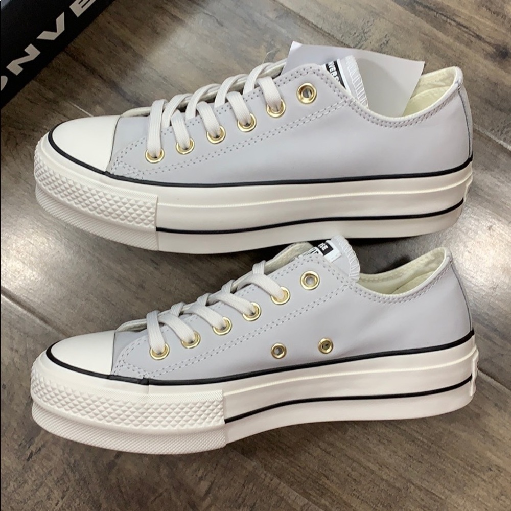 CONVERSE CTAS LIFT OX PLATFORM mouse/vintage white - Picture 5 of 16